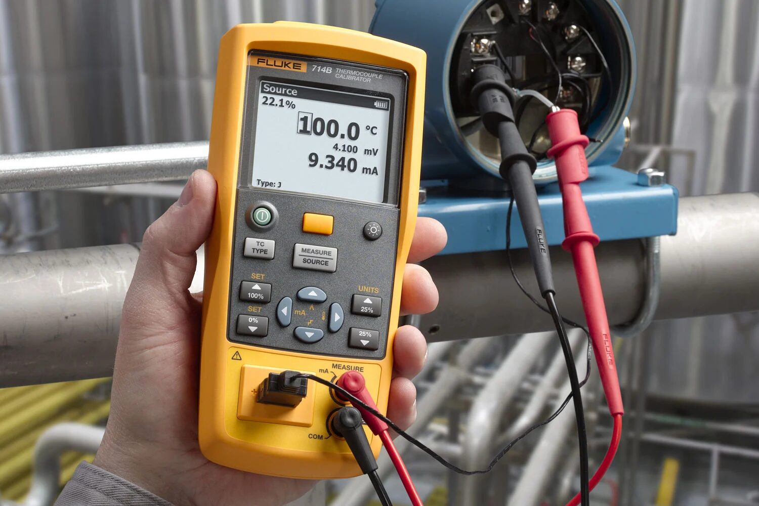 Precision calibration services with digital thermocouple calibrator by Platinum Calibrations in Perth, WA