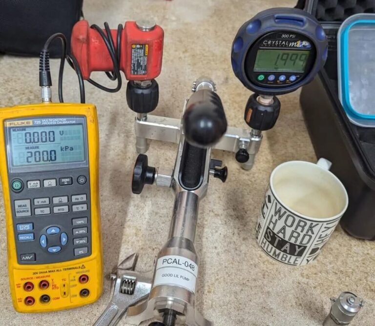 Detailed calibration setup with tools and equipment by Platinum Calibrations in Perth, WA